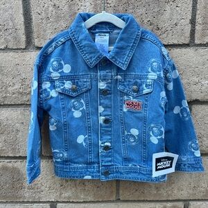 Mickey Mouse Blue Denim Jacket for Kids 3T NWT